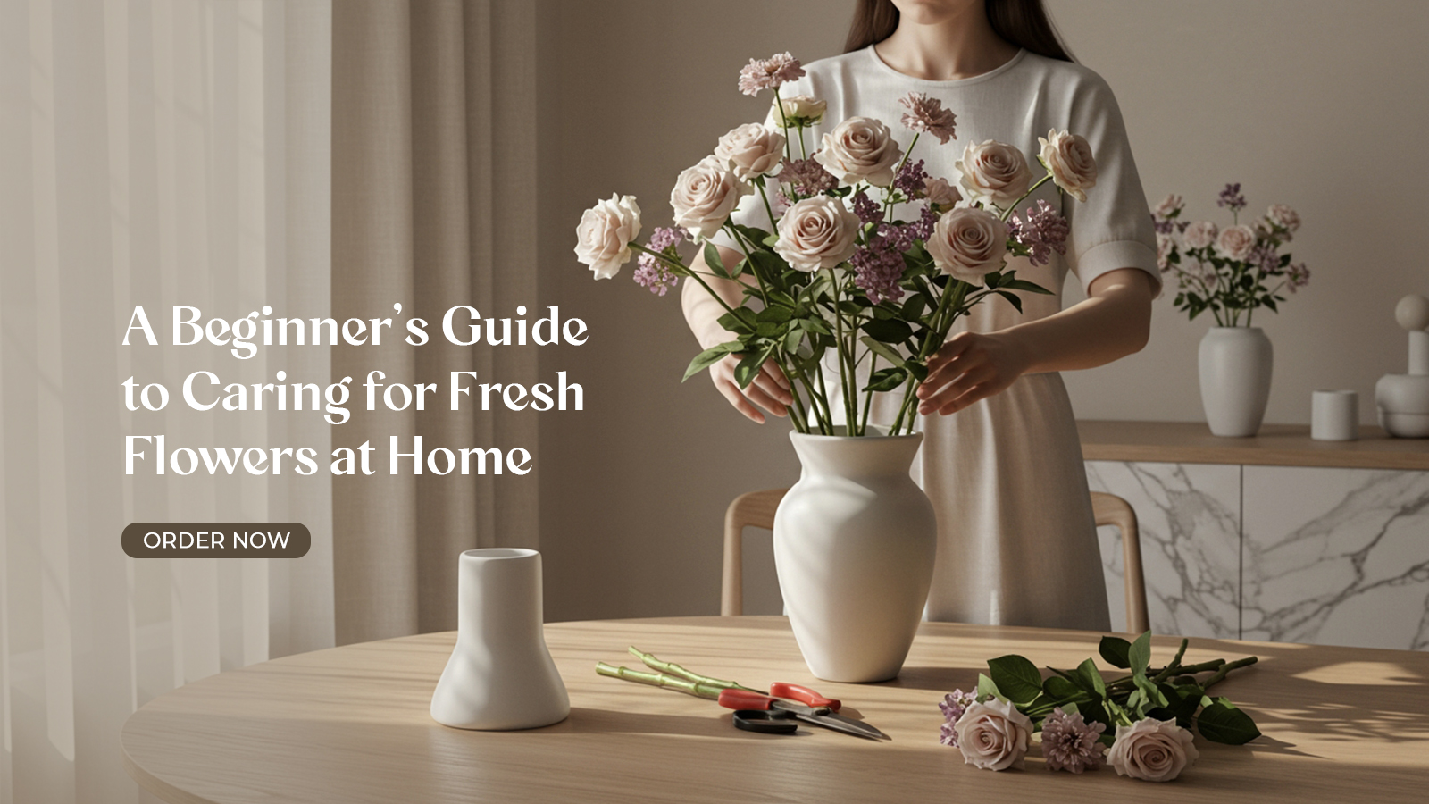 A Beginner’s Guide to Caring for Fresh Flowers at Home