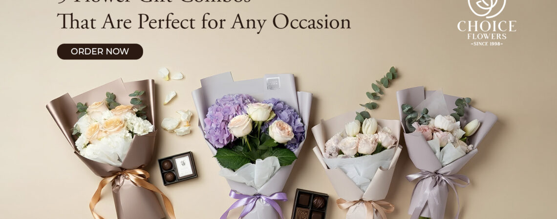 5 Flower Gift Combos That Are Perfect for Any Occasion