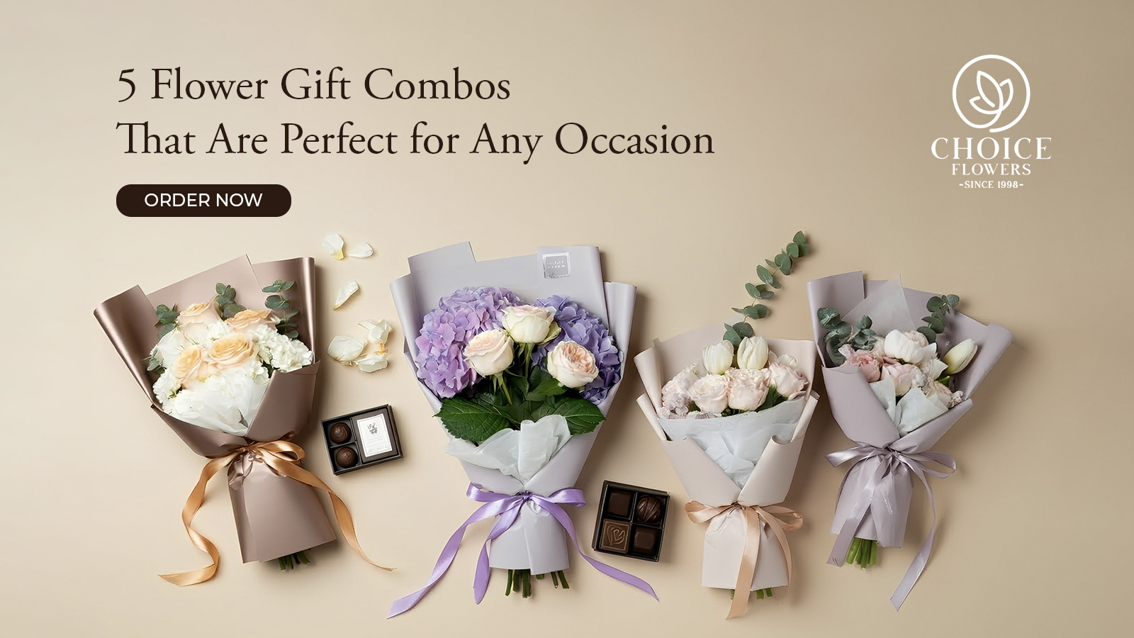 5 Flower Gift Combos That Are Perfect for Any Occasion