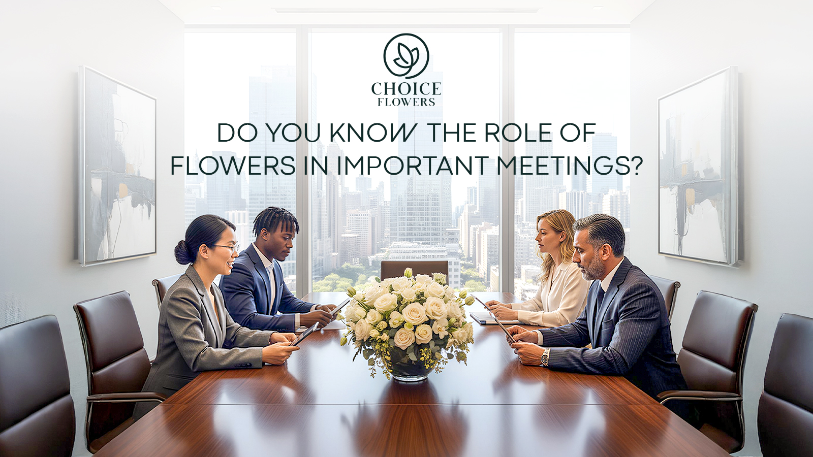 Do You Know the Role of Flowers in Important Meetings?
