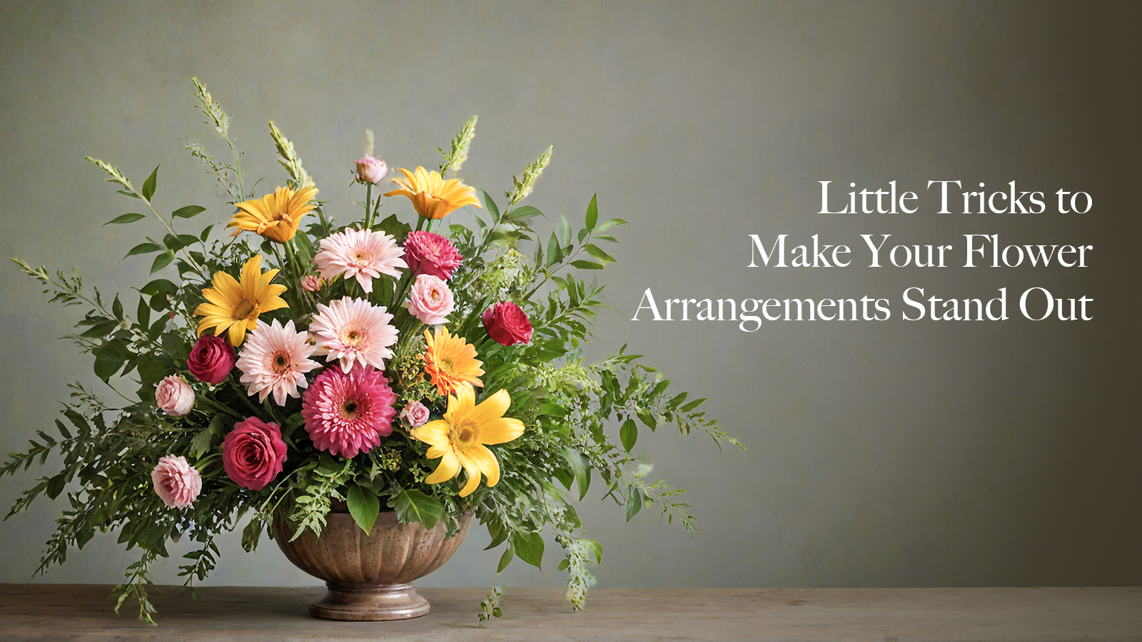Little Tricks to Make Your Flower Arrangements Stand Out