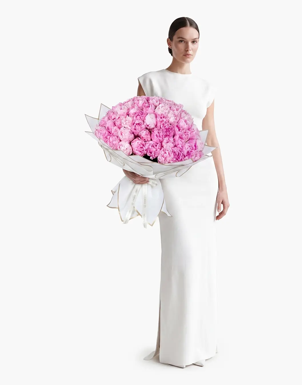 elegant pink peonies luxury flowers online flower delivery Dubai and Abu Dhabi