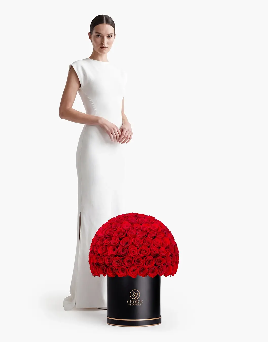 royal crown box luxury flowers online flower delivery Dubai and Abu Dhabi